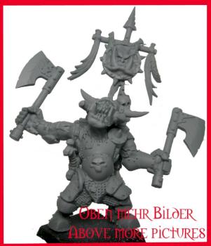 Warhammer fantasy Orks Black Orc Schwarzorks warboss by Beowahr