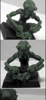 Meditating Lesser Cthulhu by Kyte