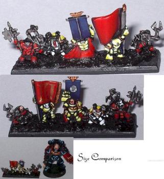 Epic Imperial Fist IIIrd Company Command Squad by ikafrai