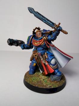 40k Ultramarine Captain exclusive to Imperium magazine by Dad Paints Minis