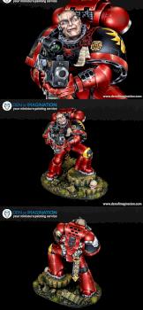 Large scale Imperial Space Marine by DEN of IMAGINATION