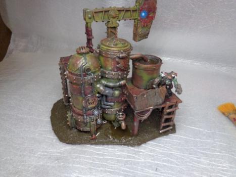 kill team octarius ork oil rig by thecat