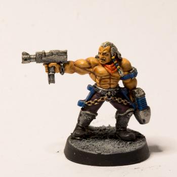 Necromunda's mercenary by El Gonzo Miniatures