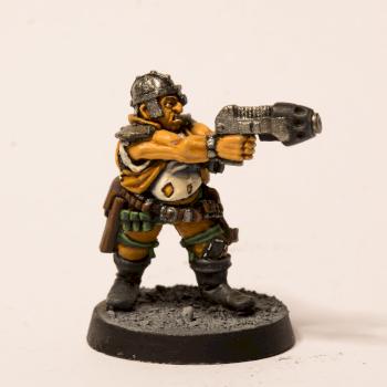 Necromunda's mercenary by El Gonzo Miniatures