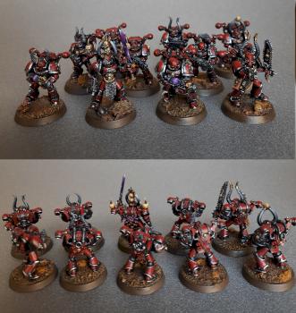 Word Bearers Space Marines by Arkhan IceSkull