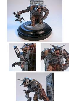 games workshop LOTR Mordor Troll by darkrealm miniatures