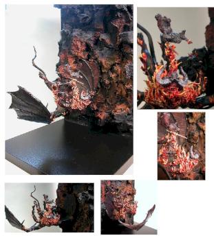 games workshop LOTR Balrog and Gandalf by darkrealm miniatures