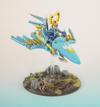 Converted Farseer on Converted jetbike by Kaple