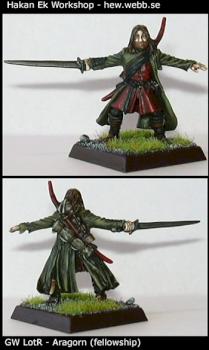 LotR fellowship - Aragorn. by bakalla