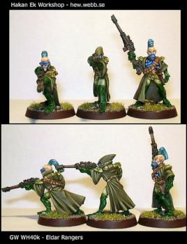 3 Eldar Rangers for WH40k by bakalla