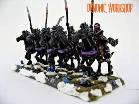 Dark Elves Dark Riders by Demonic_Workshop