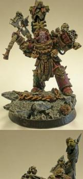 Forgeworld Chaos Space Marine, Khorne Terminator Lord Zhufor by RedStickStudio