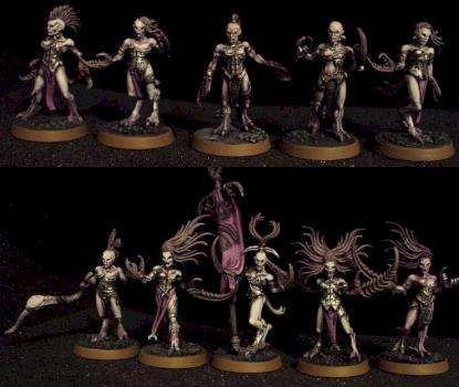 Chaos Daemonettes by izzy_40k_painting