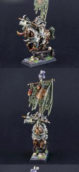 Chaos Nurgle BSB on Steed by dargo000