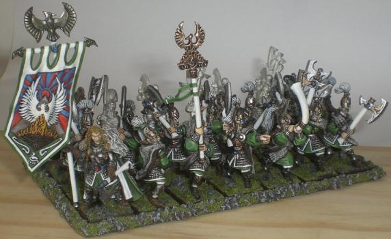 High Elf White Lions & Battle Standard Bearer (BSB) by cb_rex