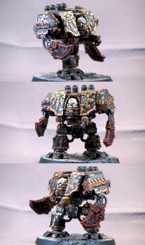 Black Legion Chaos Dreadnought with Arms... by obscuris