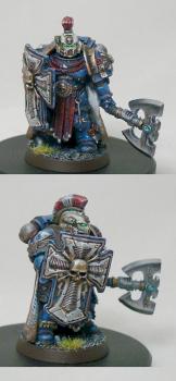 Ultramarine  Master of the chapter by darkartminiatures