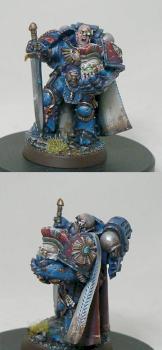 Ultramarine  Master of the chapter by darkartminiatures