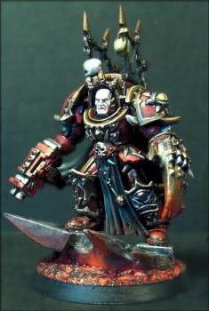 Chaos Lord in terminator armour by hckling