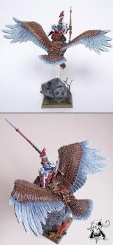 High Elf Prince on Great eagle conversion by Purc