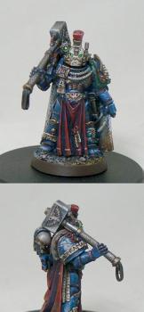 Ultramarine  Master of the chapter by darkartminiatures