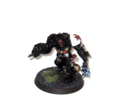 Black Templars Chaplain of first company by capt. Loken