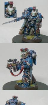 Ultramarine  Master of the chapter by darkartminiatures