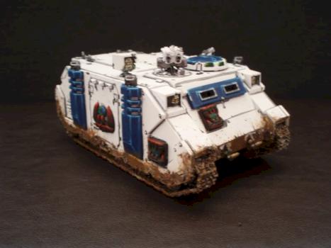 Pre heresey world eaters rhino by TartanArmy