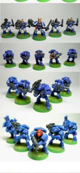 Old school Ultramarines - army pics by wereweevil