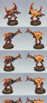 Eldar Warp Spiders by spooktalker