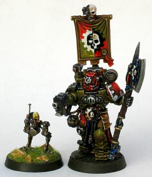 AdMech TechnoPriest and familiar by ManU26