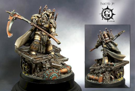 Mortarion The Reaper Primarch of the Death Guard by Painted By-g