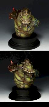 Figone Ork Bust by ichibanpainting