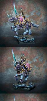 Chaos Slaanesh Knight by grimgor poland