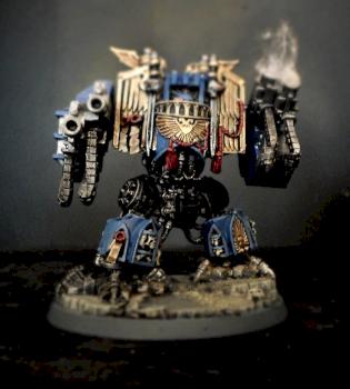 Ultramarines dreadnought Mortis pattern by Blacky83