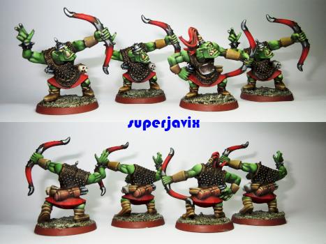 Warhammer Orcs with Bows by superjavix