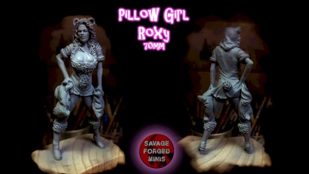 Pillow Girl Roxy by Savagemind666