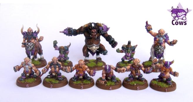 Chaos Dwarf blood bowl team #2 by Pixmen