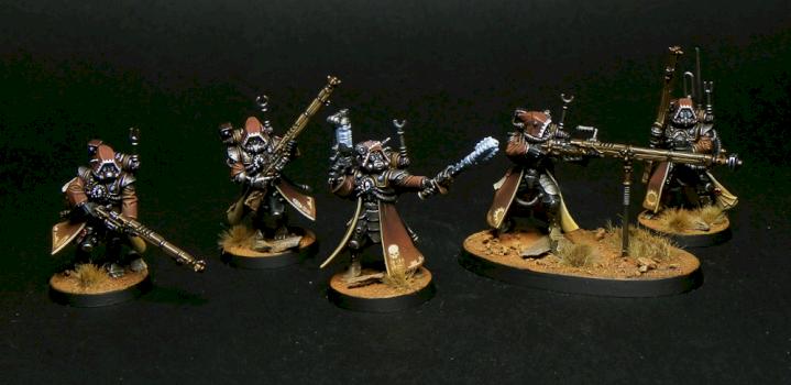 Skitarii Rangers squad by karpunk