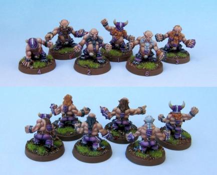 Chaos Dwarves blood bowl by Pixmen