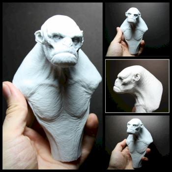 Ape bust by giorgosts