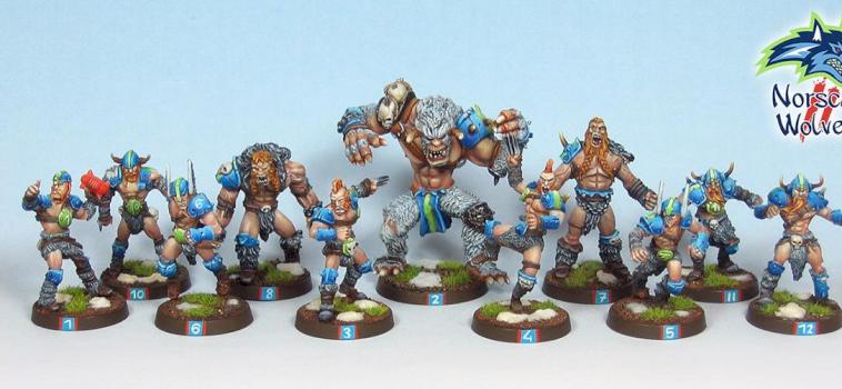 Norse blood bowl team #2 by Pixmen