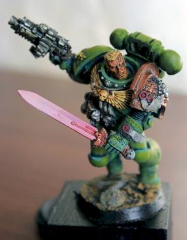 54mm Space Marine by warhammergrimace