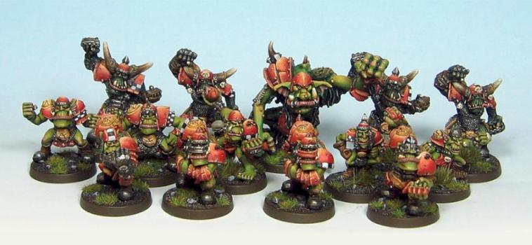 Orc blood bowl team #2 by Pixmen