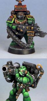 Salamanders Squad for Space Crusade by odinsgrandson