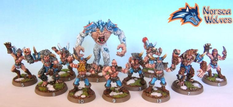 Norse blood bowl team #3 by Pixmen