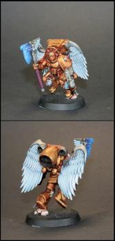 Blood Angels Sanguinary Guard (Single Axe) by ArchArad