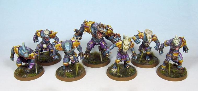 saurus and kroxy lizardmen team blood bowl by Pixmen