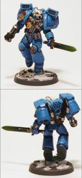 Actual Scale Emperor's Spear Assault Space Marine by Lamenter