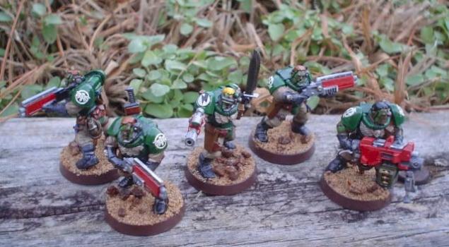 Dark Angels Scout Squad by cygnus46